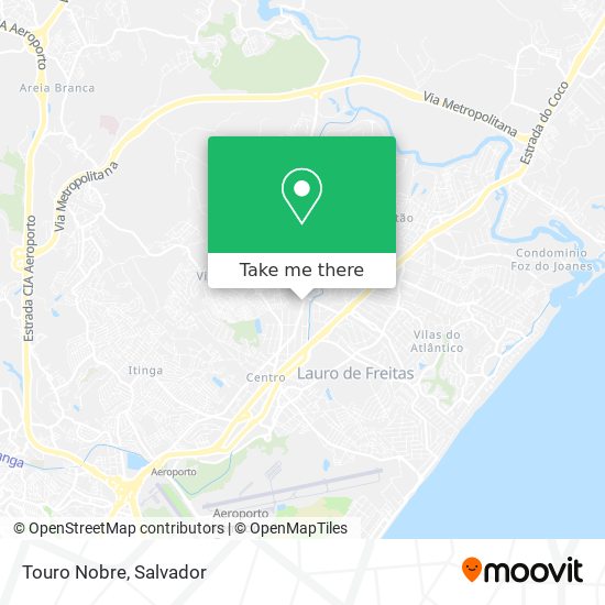 Touro Nobre map