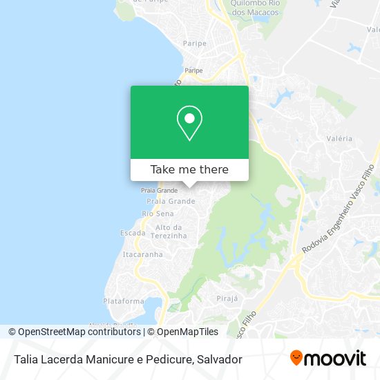 Talia Lacerda Manicure e Pedicure map