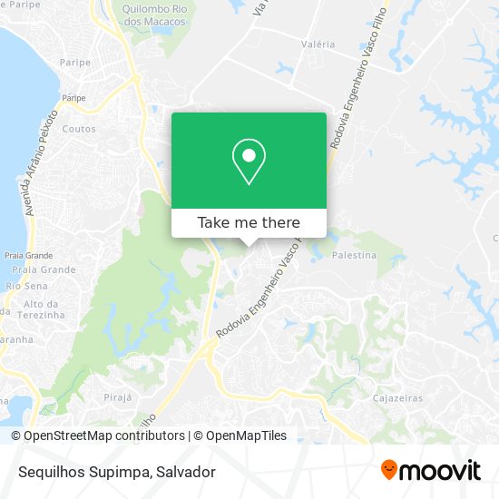 Sequilhos Supimpa map