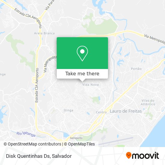 Mapa Disk Quentinhas Ds