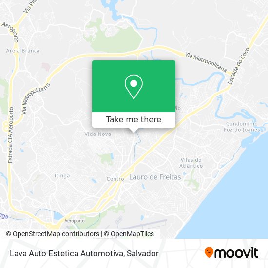 Lava Auto Estetica Automotiva map