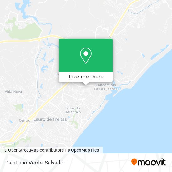 Cantinho Verde map