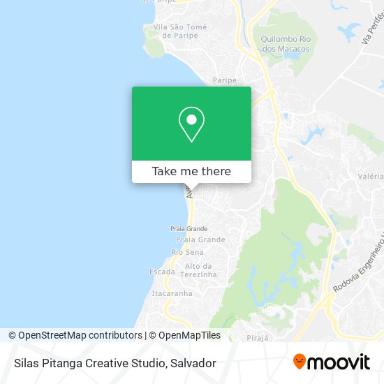 Silas Pitanga Creative Studio map