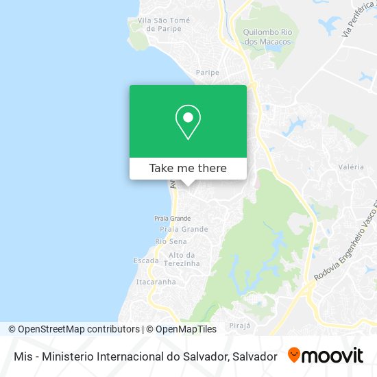 Mis - Ministerio Internacional do Salvador map