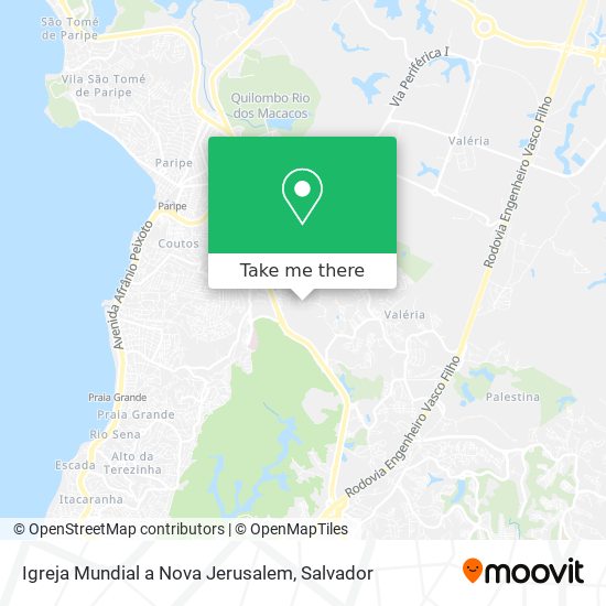 Igreja Mundial a Nova Jerusalem map