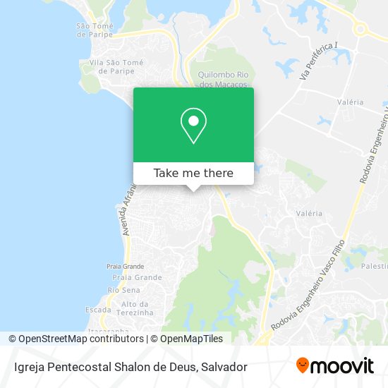 Igreja Pentecostal Shalon de Deus map