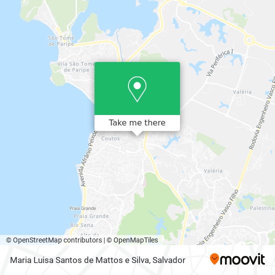 Mapa Maria Luisa Santos de Mattos e Silva