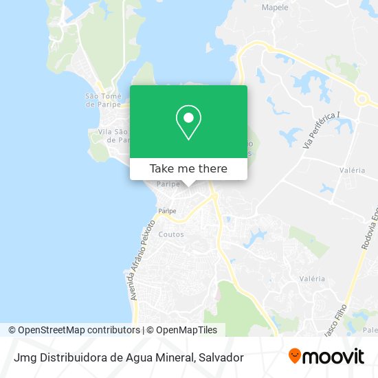 Jmg Distribuidora de Agua Mineral map