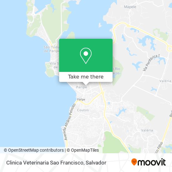 Clinica Veterinaria Sao Francisco map