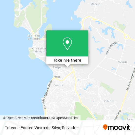 Tateane Fontes Vieira da Silva map