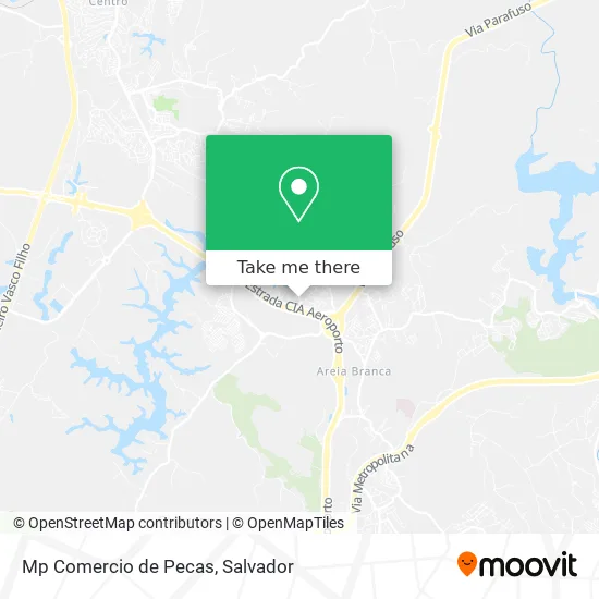 Mp Comercio de Pecas map