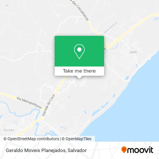 Mapa Geraldo Moveis Planejados