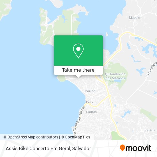 Assis Bike Concerto Em Geral map