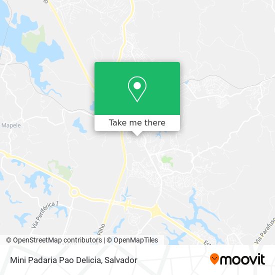 Mini Padaria Pao Delicia map