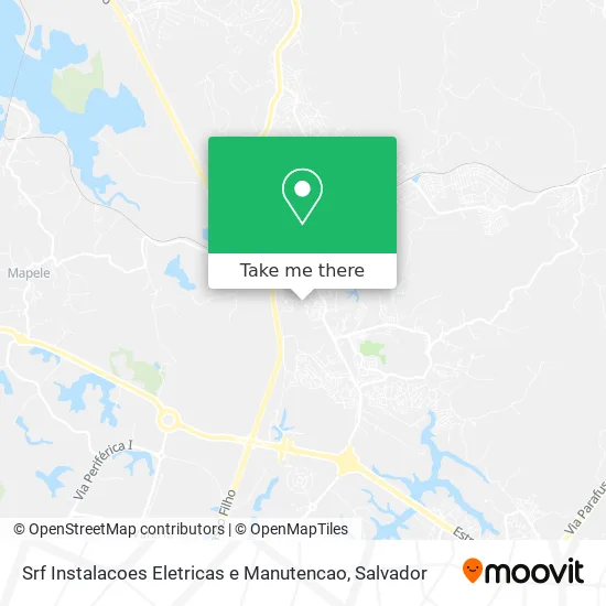 Srf Instalacoes Eletricas e Manutencao map