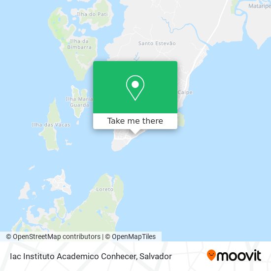 Iac Instituto Academico Conhecer map