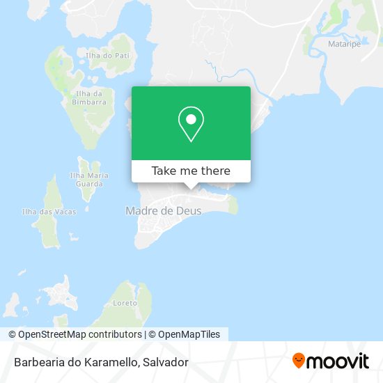 Barbearia do Karamello map