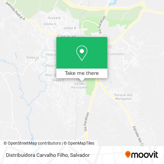 Distribuidora Carvalho Filho map