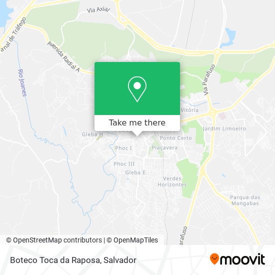Boteco Toca da Raposa map