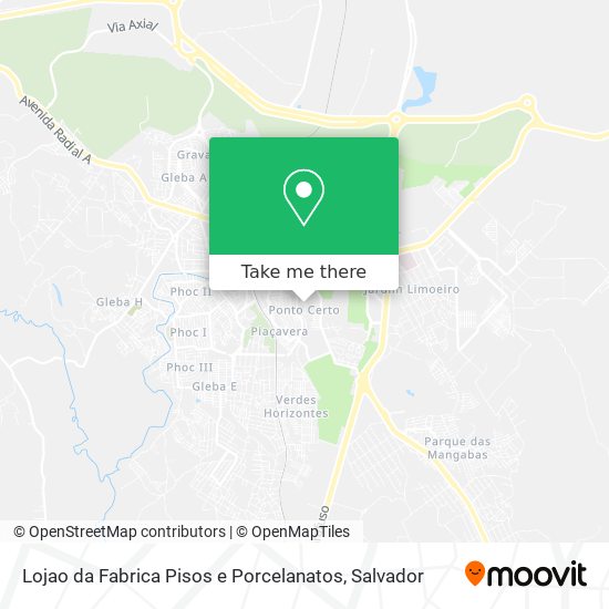 Lojao da Fabrica Pisos e Porcelanatos map