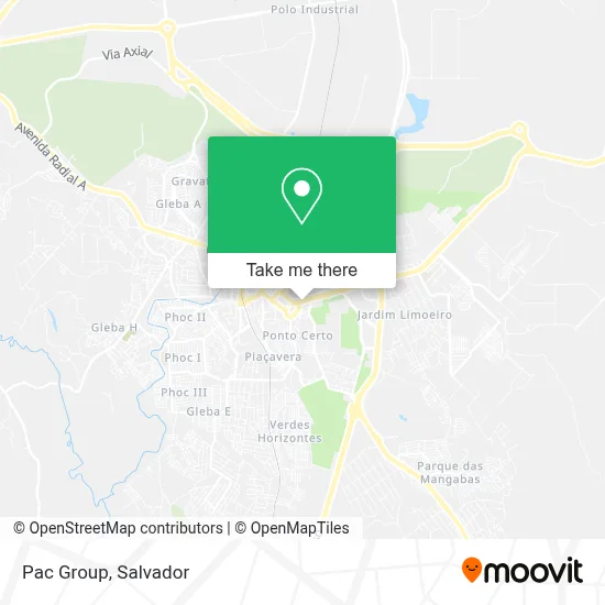 Pac Group map
