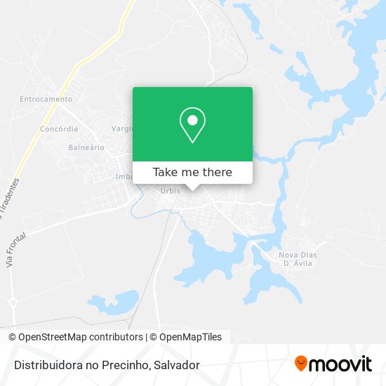 Distribuidora no Precinho map