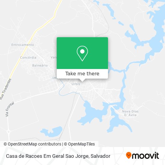 Casa de Racoes Em Geral Sao Jorge map