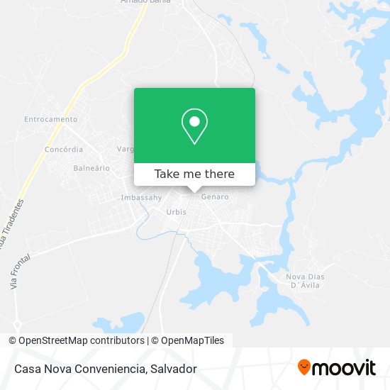 Casa Nova Conveniencia map