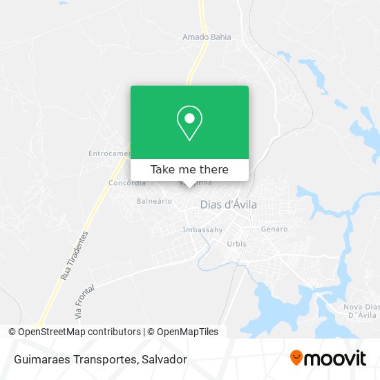 Guimaraes Transportes map