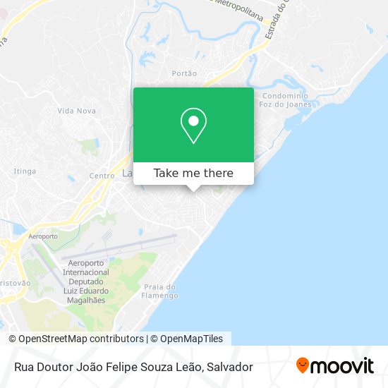 Mapa Rua Doutor João Felipe Souza Leão