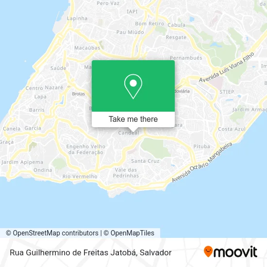 Rua Guilhermino de Freitas Jatobá map