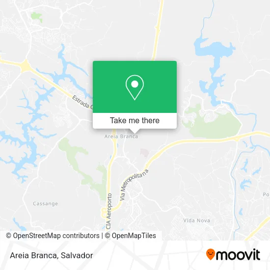 Areia Branca map