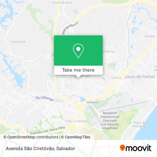 Avenida São Cristóvão map