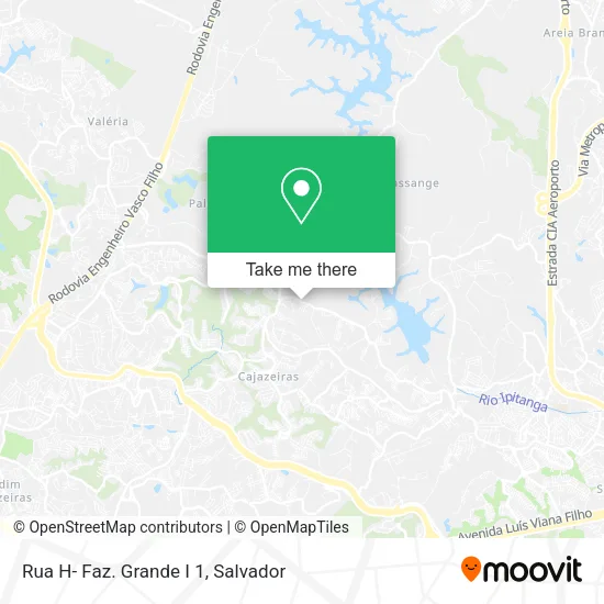 Rua H- Faz. Grande I 1 map