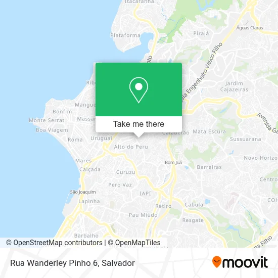 Rua Wanderley Pinho 6 map