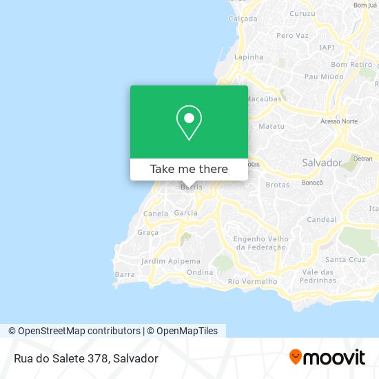 Mapa Rua do Salete 378