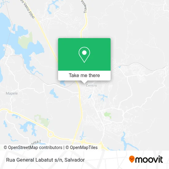 Rua General Labatut s/n map