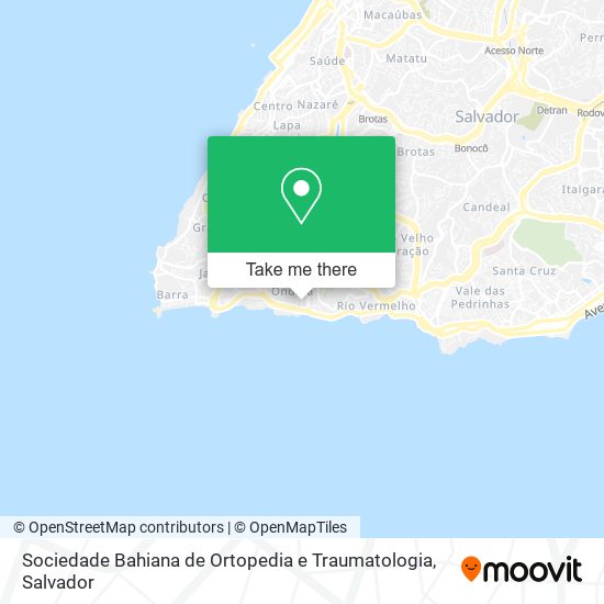 Sociedade Bahiana de Ortopedia e Traumatologia map