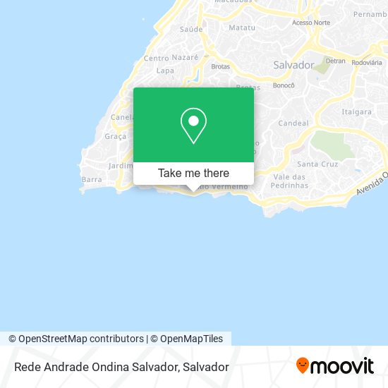 Rede Andrade Ondina Salvador map
