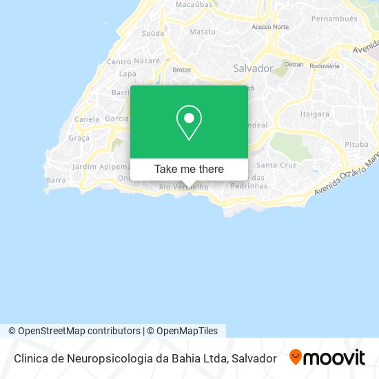 Clinica de Neuropsicologia da Bahia Ltda map