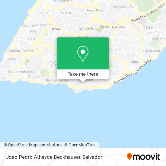 Joao Pedro Athayde Beckhauser map
