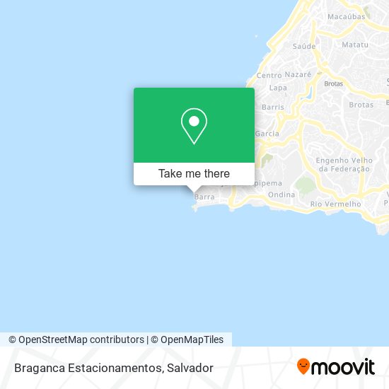 Braganca Estacionamentos map