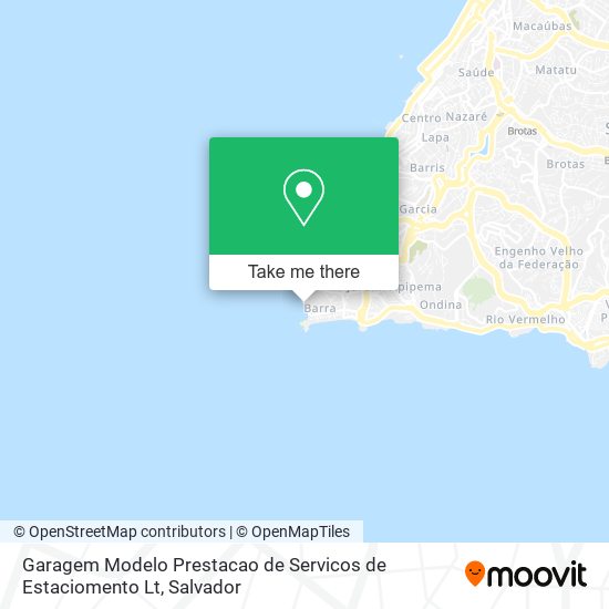 Garagem Modelo Prestacao de Servicos de Estaciomento Lt map