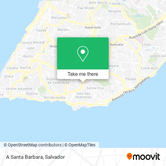 A Santa Barbara map