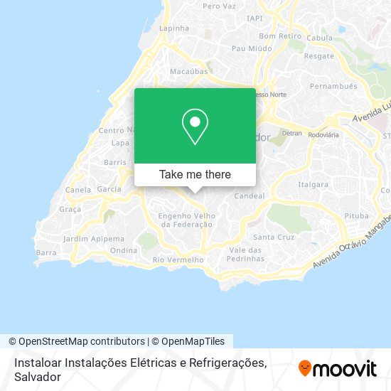 Instaloar Instalações Elétricas e Refrigerações map