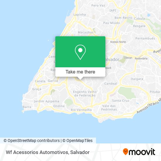 Wf Acessorios Automotivos map