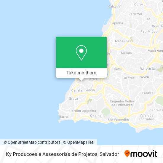 Mapa Ky Producoes e Assessorias de Projetos