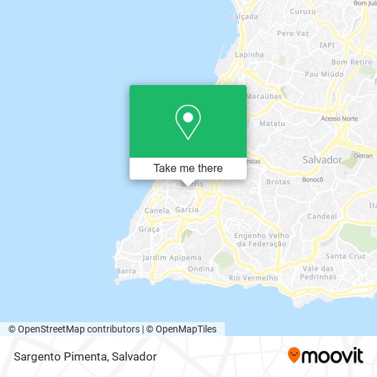 Sargento Pimenta map