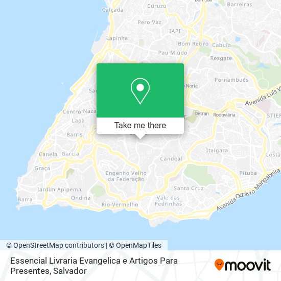 Essencial Livraria Evangelica e Artigos Para Presentes map