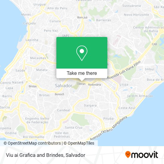 Viu ai Grafica and Brindes map